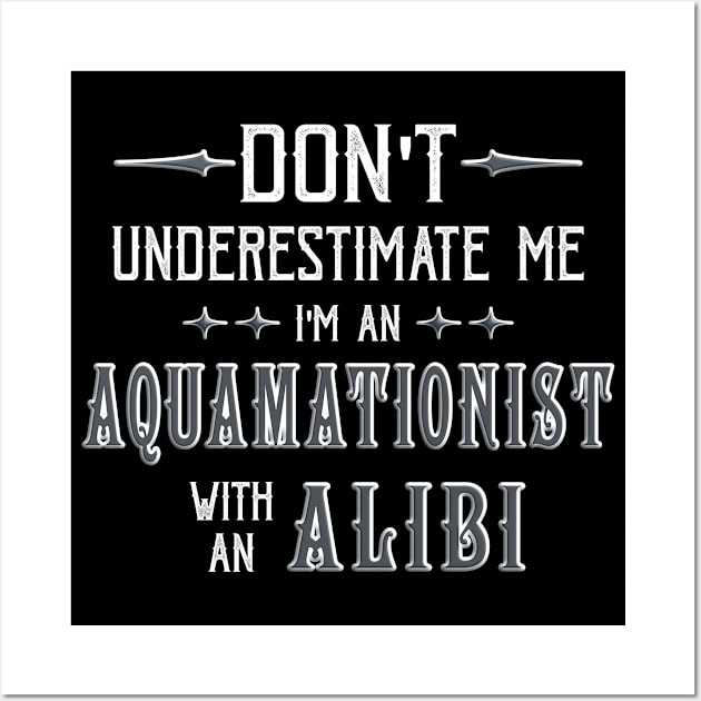 Funny Cremation Aquamation Alibi Saying Wall Art by Graveyard Gossip